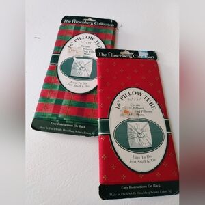 Hirschberg Pillow Tubes:  Just Stuff & Tie for Changing Decor for the Holidays
